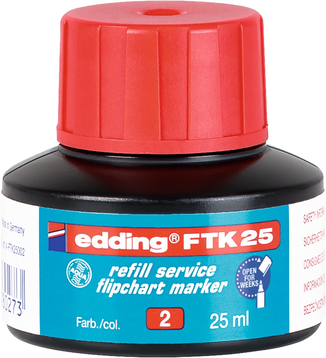 Edding Ftk 25 Navulinkt Rood