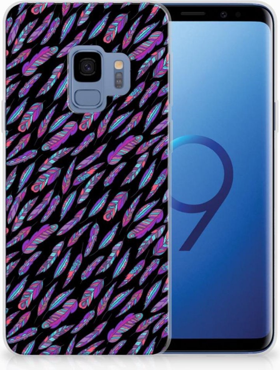Samsung Galaxy S9 TPU bumper Feathers Color