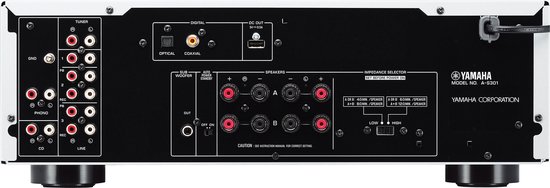 Yamaha AS-301 - Geïntegreerde versterker- Digitale connectiviteit - ToP-ART principe - Zwart — afbeelding 4