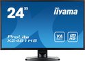 iiyama ProLite X2481HS-B1 LED display 59,9 cm (23.6'') 1920 x 1080 Pixels Full HD Zwart