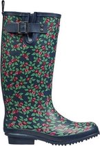 Briers - Plum Floral Rubber Dames Laarzen maat 5/38