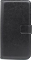 Motorola Moto One Hoesje - Portemonnee Book Case - Kaarthouder & Magneetlipje - Zwart