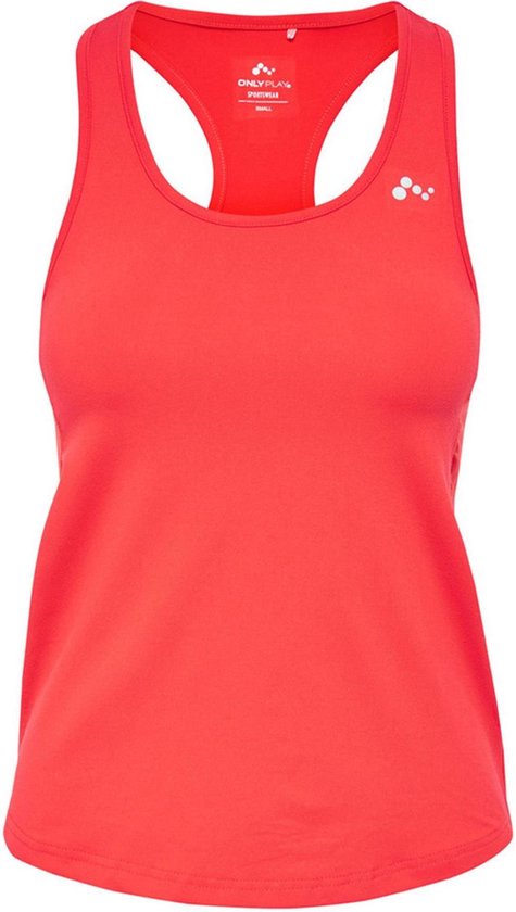 Only Play - Lucia Training Tank Top - Sporttop - Dames - Rood - maat M |  bol.com