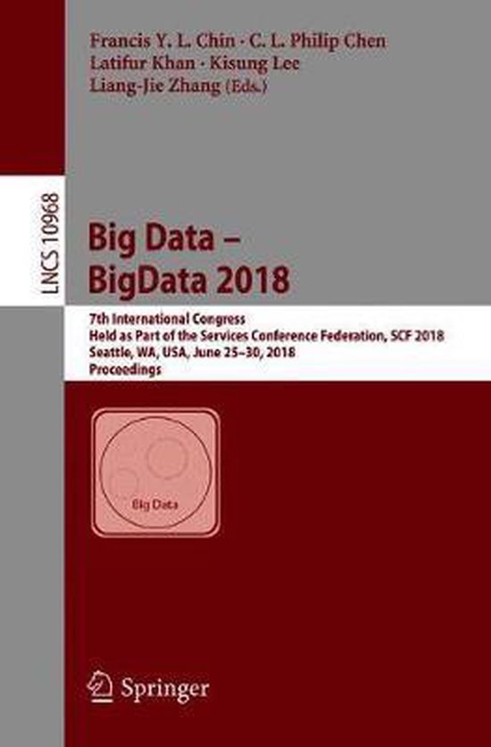 Lecture Notes in Computer Science10968- Big Data – BigData ... - cover