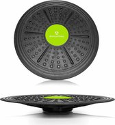 #DoYourFitness - Balance Board - »Circulum« - Evenwichtsbord - Belastbaarheid tot ca. 120kg. Ø 36 cm - zwart;groen