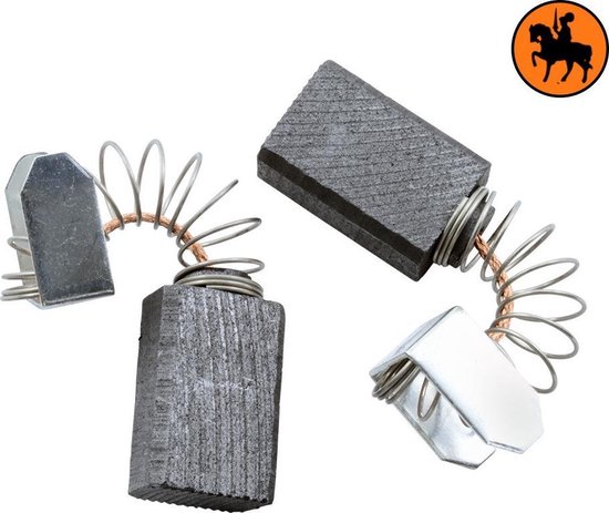 Jeu de balais de charbon pour scie AEG HKSE66 - 6.3x10x15mm