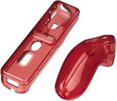 Hama Hardcase Kit for Nintendo Wii Remote Control, transparent-red