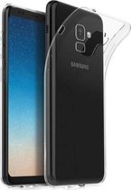 TPU Hoesje Back Cover voor Galaxy A8 Plus (2018) Transparant
