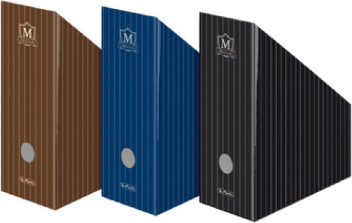 herlitz Montana golfkartonnen ordner, voor DIN A4, blauw