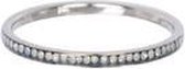 IXXXI Vulring zirkonia white opal zilverkleurig 2mm - maat 18