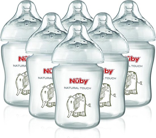 Nuby flessen 270ml( slow speen) | bol.com