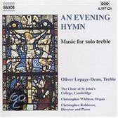 Evening Hymn: Music for Solo Treble