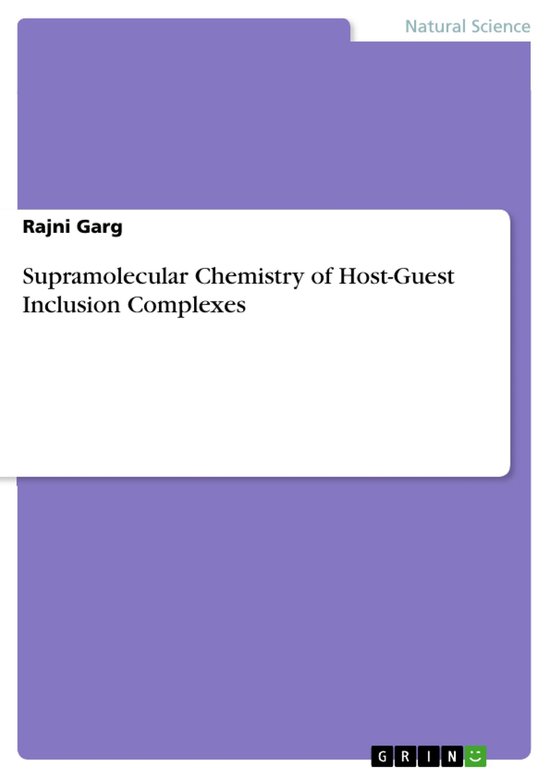 Supramolecular Chemistry of Host-Guest Inclusion Complexes - cover