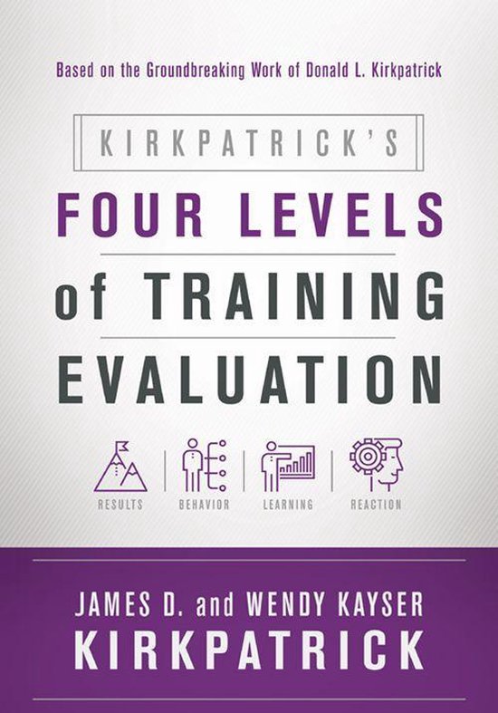 Kirkpatrick's Four Levels of Training Evaluation - cover