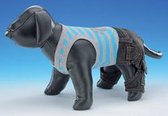 Nobby t-shirt met broek hond - blauw - 35 cm