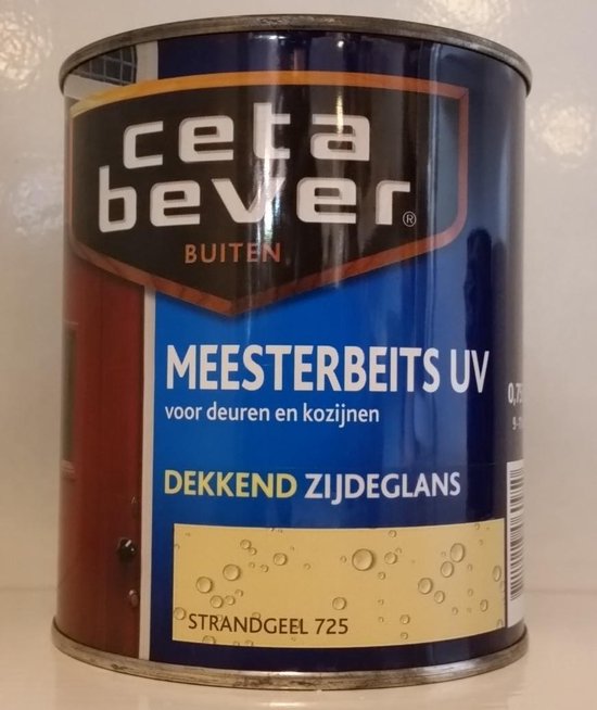 krassen woestenij verwennen Cetabever Meesterbeits UV 0.75L - Strandgeel | bol.com