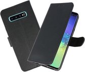 Bookstyle Wallet Cases Hoesje voor Samsung Galaxy S10 Plus Zwart
