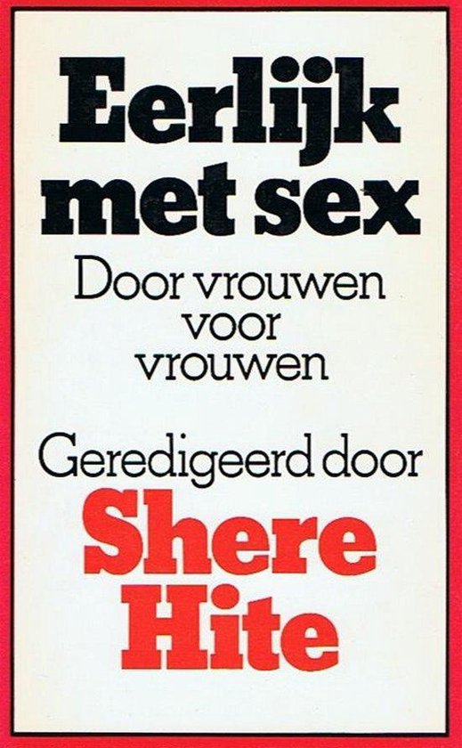 Eerlyk met sex - cover
