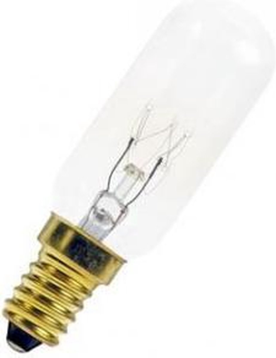 Dampkap lamp E14 25x85mm 40W Helder (2 Stuks) | bol.com