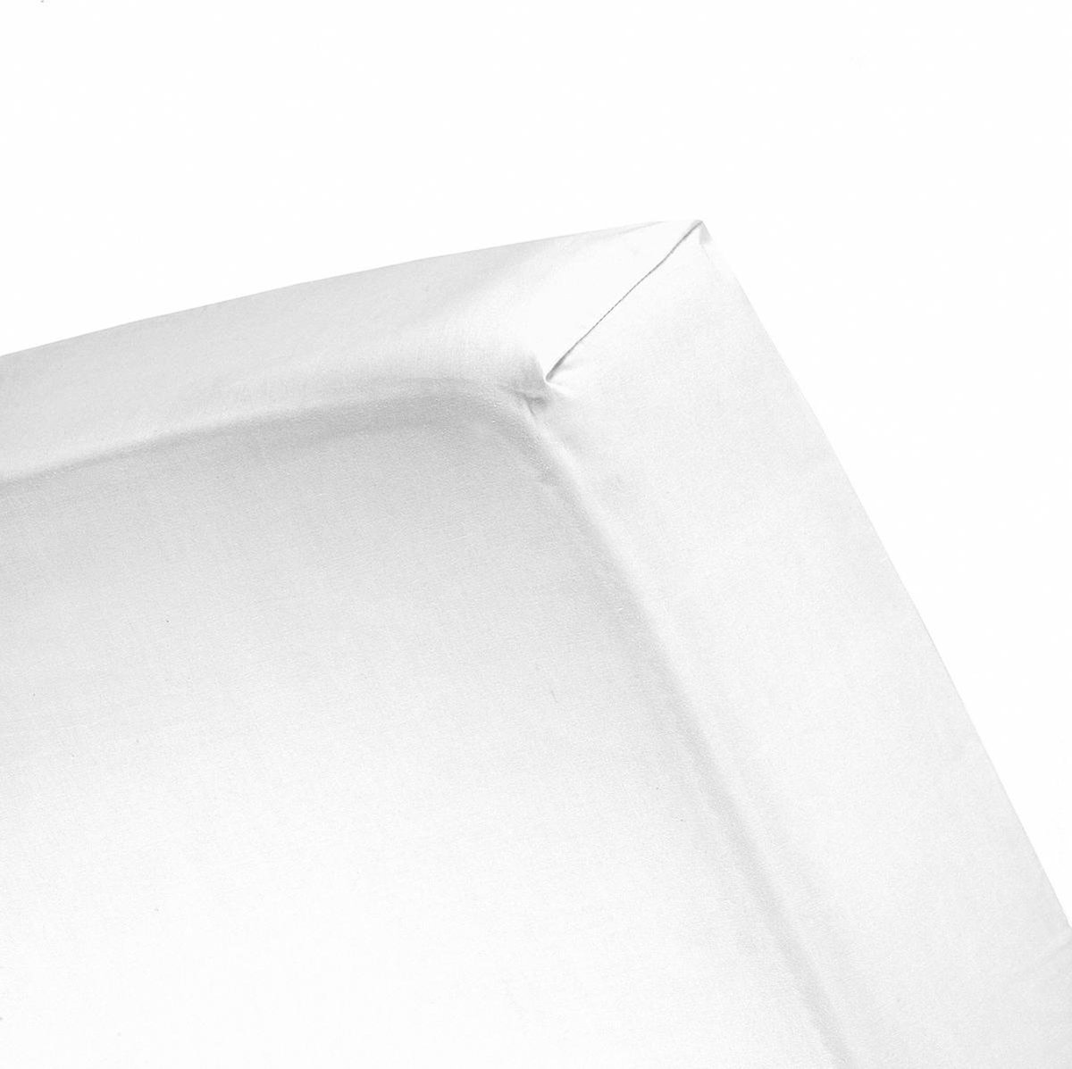 Cinderella Hoeslaken Tot 25 cm dikte - Jersey - 120x200 cm - White
