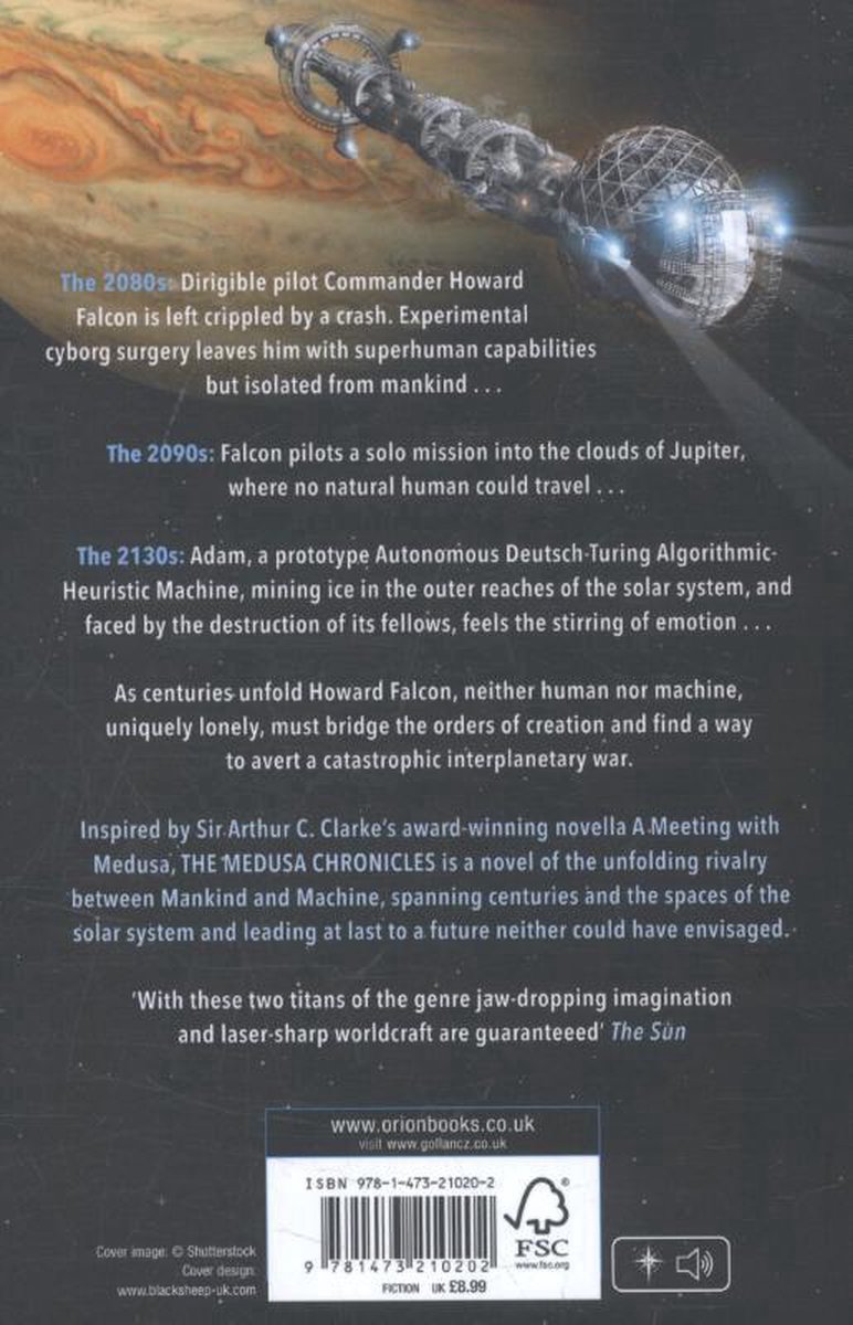 Medusa Chronicles - back cover