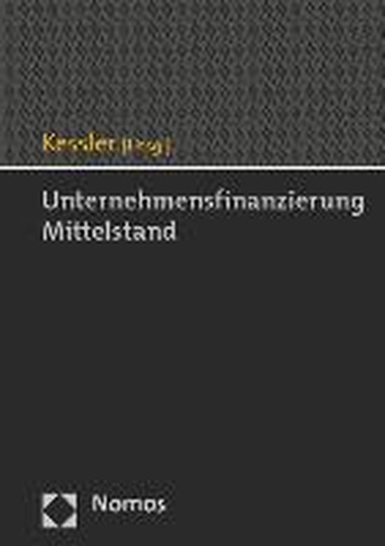 Unternehmensfinanzierung Mittelstand - cover