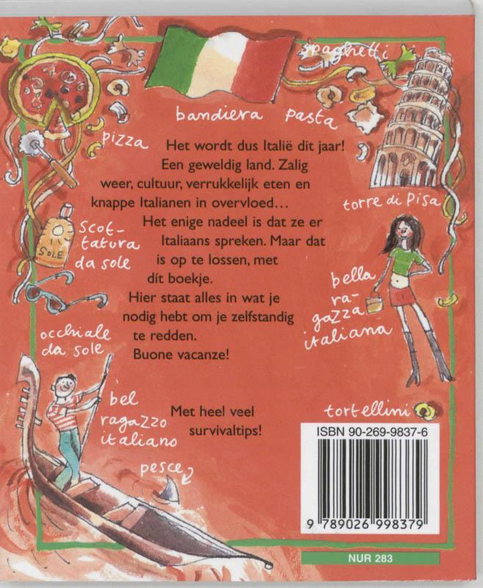 Hoe Overleef Ik Mijn Vakantie In Italie - back cover