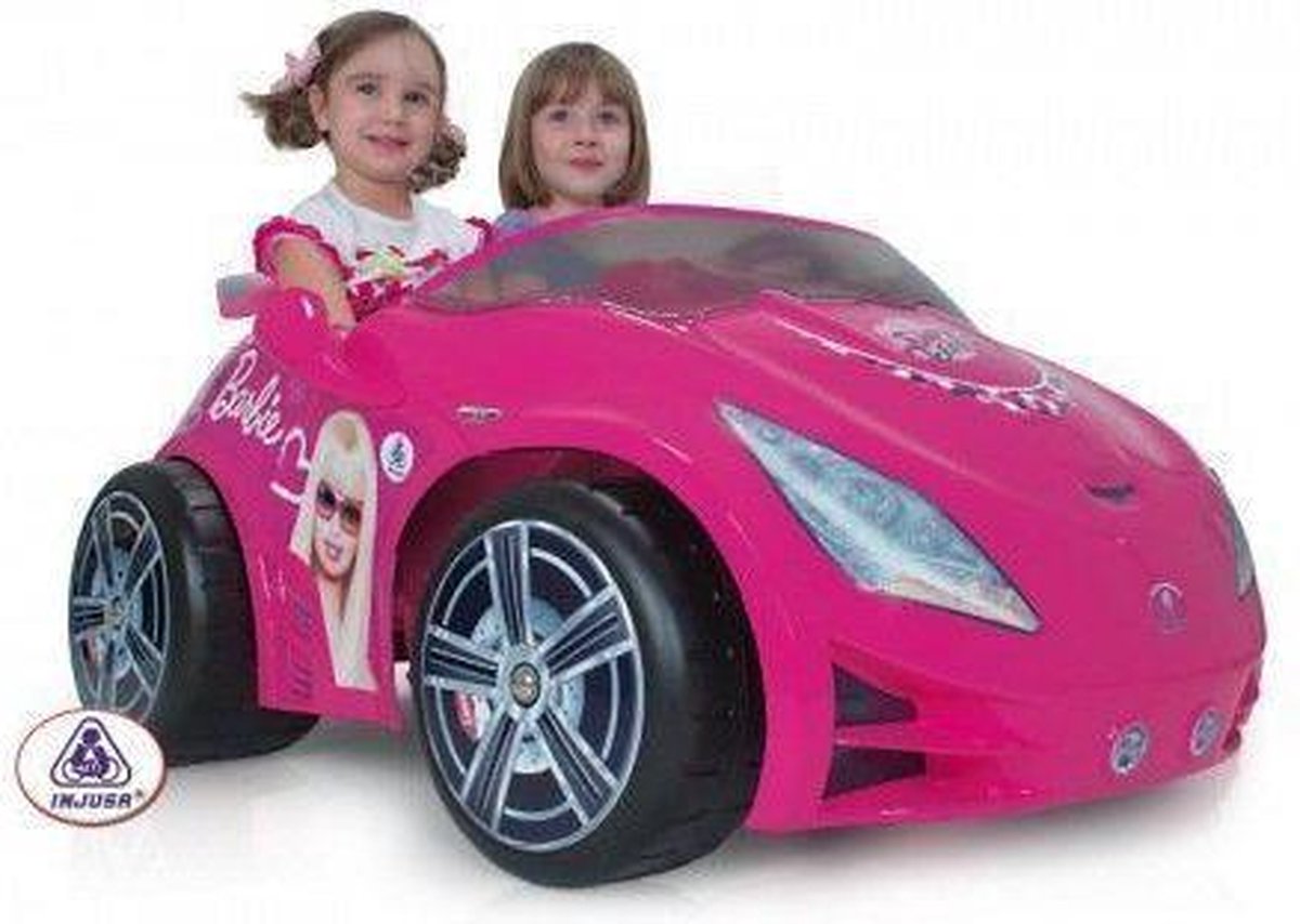 Kinderauto Barbie Evo - Accuvoertuig - 12V | bol.com