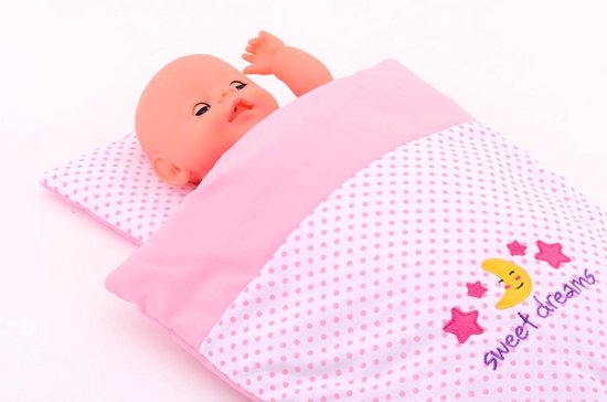 Ensemble de couverture et oreiller Baby Rose