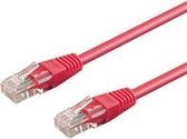 Wentronic CAT5E Netwerkkabel - RJ45 - Magenta - 0.25 m