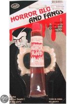 Dracula tanden met nepbloed