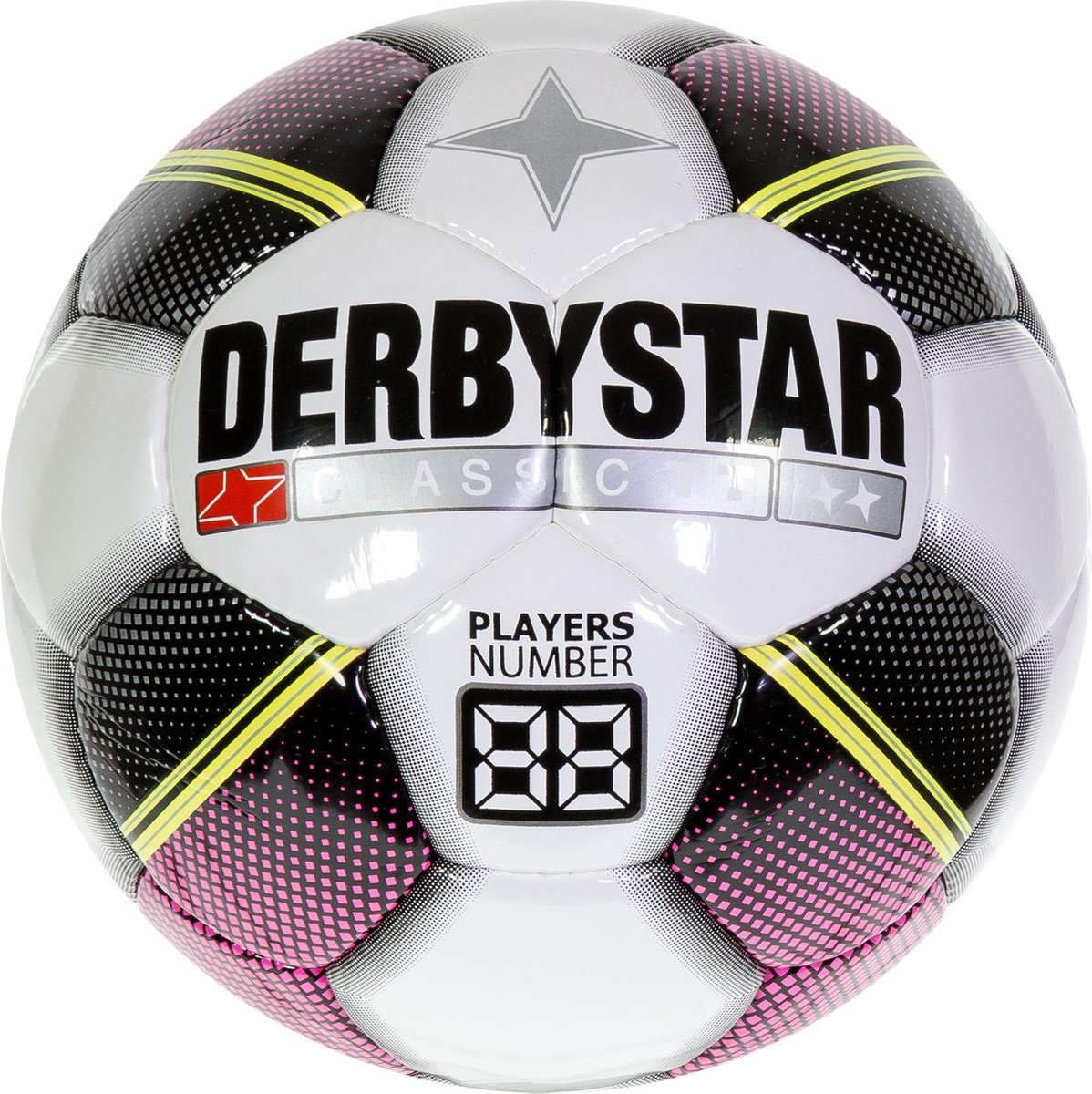 Derbystar Classic TT / Light Voetbal wit/roze - Maat 5