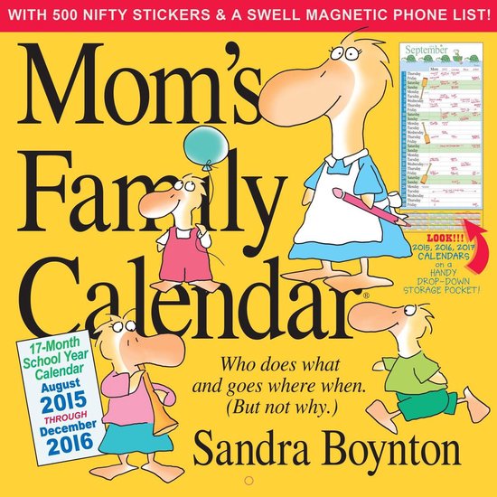 Mom's Family Wall Calendar, Sandra Boynton 9780761183273 Boeken