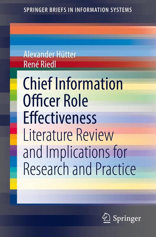 Business and Management (R0) - Chief Information Officer Rol ... - cover