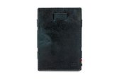 Garzini Magic Wallet Cavare met Card Sleeve en Muntvak RFID Leder Brushed Zwart