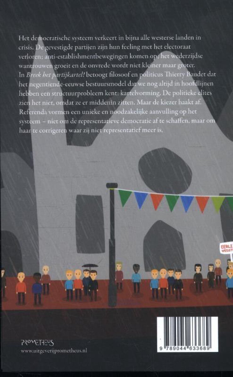 Breek het partijkartel! - back cover