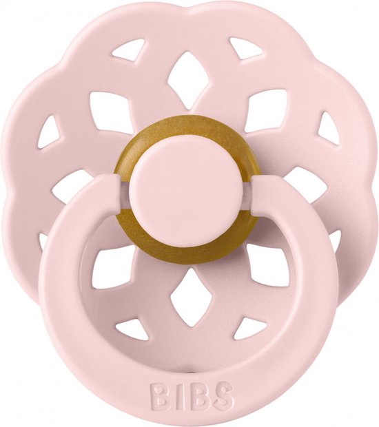 BiBS Boheme Pacifier Stage 1 Fopspeen 2 stuks Blossom / Dusky