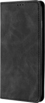 Mobigear Telefoonhoesje geschikt voor OnePlus Nord CE 2 Lite 5G Hoesje | Mobigear Retro Slim Bookcase Portemonnee | Pasjeshouder voor 3 Pasjes | Telefoonhoesje voor Pinpas / OV Kaart / Rijbewijs - Zwart