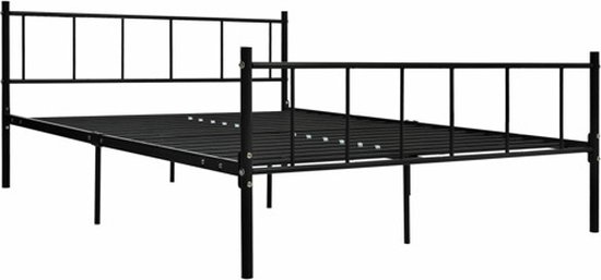 vidaXL-Bedframe-metaal-zwart-180x200-cm | bol.com