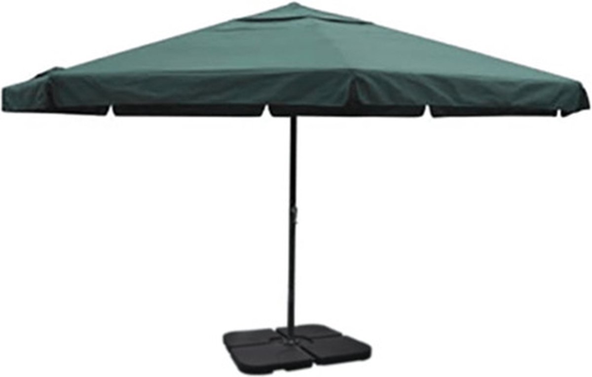 vidaXL-Parasol-met-draagbare-voet-aluminium-(groen)