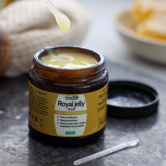Royal Jelly Puur in potje | Pure Koninginnegelei | Direct van de imker | 125GRAM - Honingdirect.nl