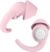 Luxyana® Slaap Oordopjes - 2 Sets roze herbruikbare oordopjes voor comfortabel slapen - anti snurk