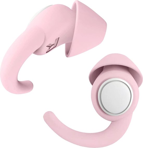 Luxyana® Slaap Oordopjes - 2 Sets roze herbruikbare oordopjes voor comfortabel slapen - anti snurk