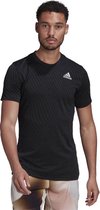 adidas Gameset Primegreen Freelift Tee - sportshirts - zwart - Mannen
