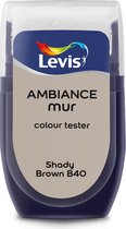 Levis Ambiance - Kleurtester - Mat - Shady Brown B40 - 0.03L