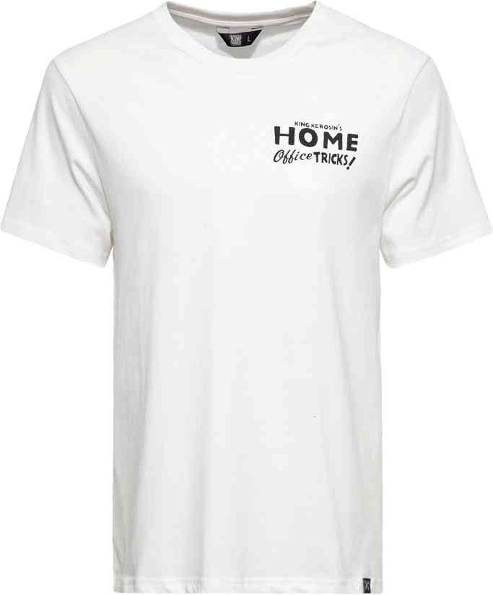 King Kerosin Heren Tshirt -3XL- Homeoffice Wit