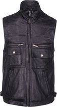 Urban 5884® Fisherman Zwart Heren Vest Maat S