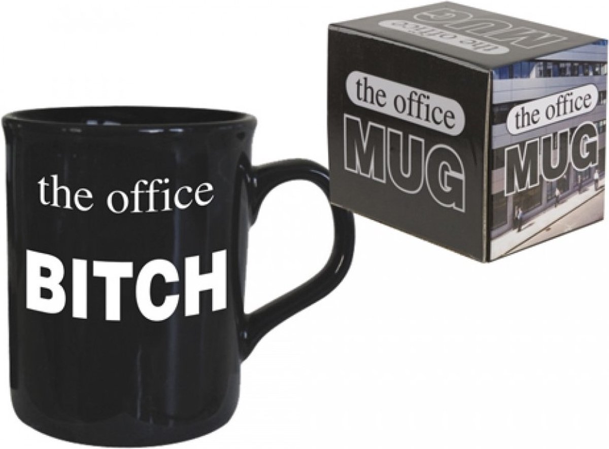 The office mug - tas - mok - The office Bitch - 320 ml