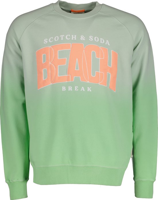 Scotch & Soda Sweater - Modern Fit - Groen - M