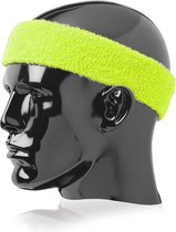 TCK - Sporthoofdband - Multisport - Pro - Sports Headband  - Volwassenen - Neon Geel - One Size